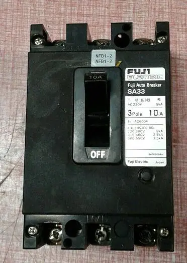 Used FUJI ELECTRIC SA33 Circuit Breakers | ND Industrial Surplus #1223108