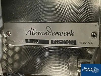 USED Alexanderwerk Alexanderwerk R300 Wet Mill, S/S