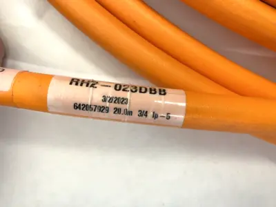 USED BOSCH REXROTH HYBRID CABLE 20M 023DBB-NN-020,0 MISSING SCREW