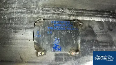 USED IPS 1,200 Gal IPS Reactor, 316 S/S, 90/100#