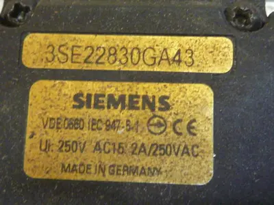 USED SIEMENS 3SE22830GA43