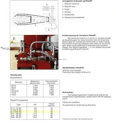 Hysep/DDS MD 53C (20x58) decanter centrifuge, Duplex SS.