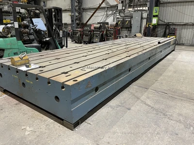USED * 8' X 27' Tables, Floor & Layout Plates