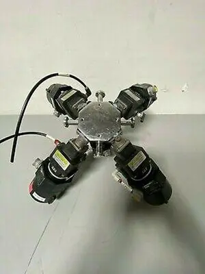 5 ITT Pure-Flo A204 Stainless Steel Diaphragm Valves w/ Position Monitors