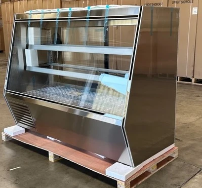 171-0019 72” Fresh Meat & Seafood Self Contained Full Service Display Cooler