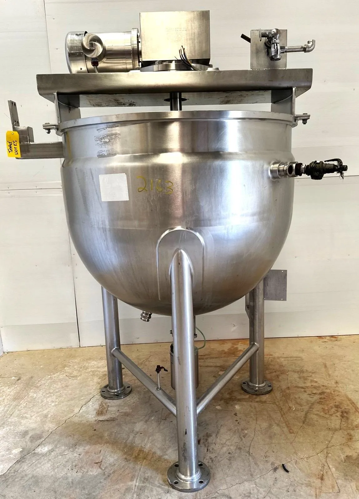 USED LEE 150 SAF Jacketed Mix Kettle