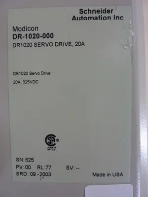 USED MODICON DR-1020-000