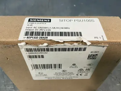 Used SIEMENS 6EP13322BA20 DIN Rail Power Supplies Ohio US | HGR 24 #1545393
