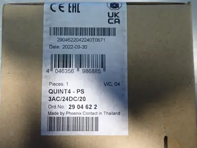 NEW PHOENIX CONNECT QUINT4PS/3AC/24DC/20