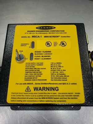 Banner MSCA-1 Mini-Screen Control Box. 5D-23