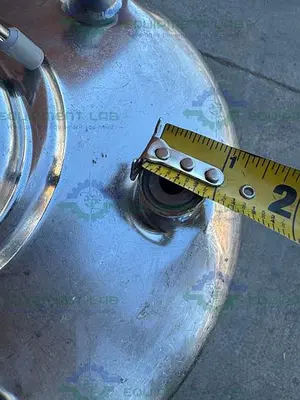 USED ALLOY PRODUCTS 45 LITER STAINLESS STEEL PRESSURE VESSEL 130 PSI