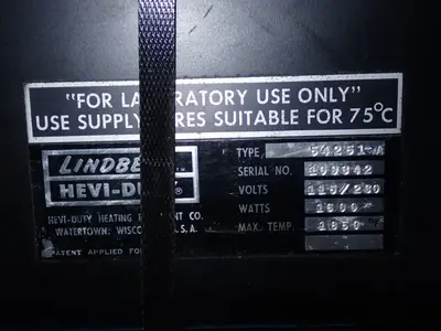 Used LINDBERG 54251A Heat Treating Units Ohio US | HGR 24 #968277