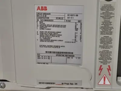 NEW 2021 ABB VD4
