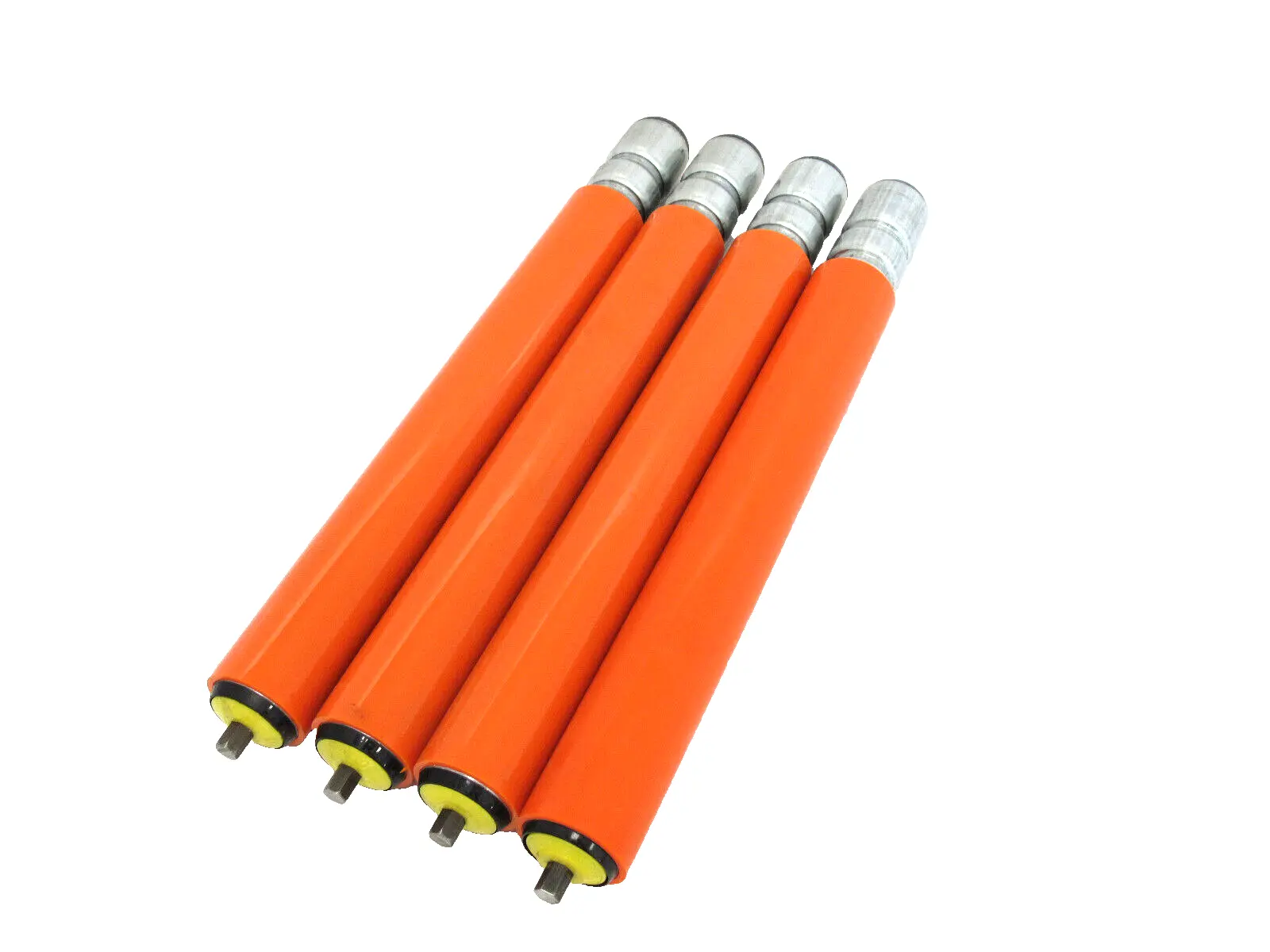 NEW LOT OF 4 INTERROLL 163K577H01 IDLER ROLLER 2 GROOVE 24VDC 19.5"