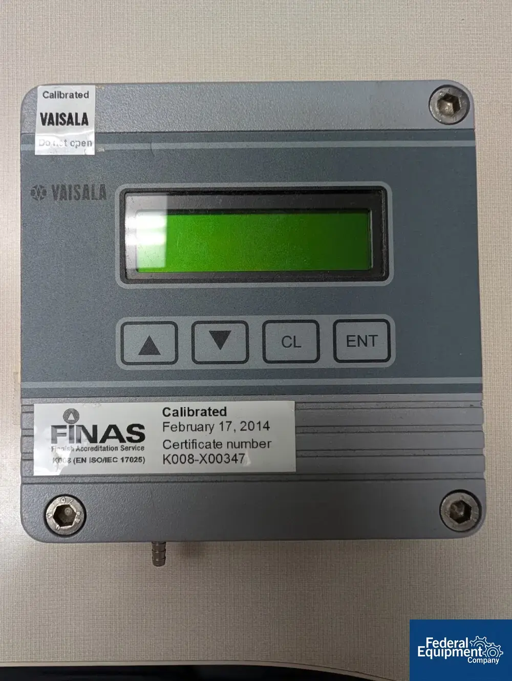 Used Vaisala Vaisala PTB220 Series Digital Barometer / Pressure Transmitter Miscellaneous Laboratory Equipment Michigan US | Federal Equipment Company #1506011