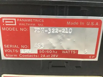 USED PANAMETRICS PDH-322-210