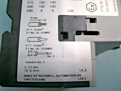 USED Allen-Bradley 140M-C2E-B25