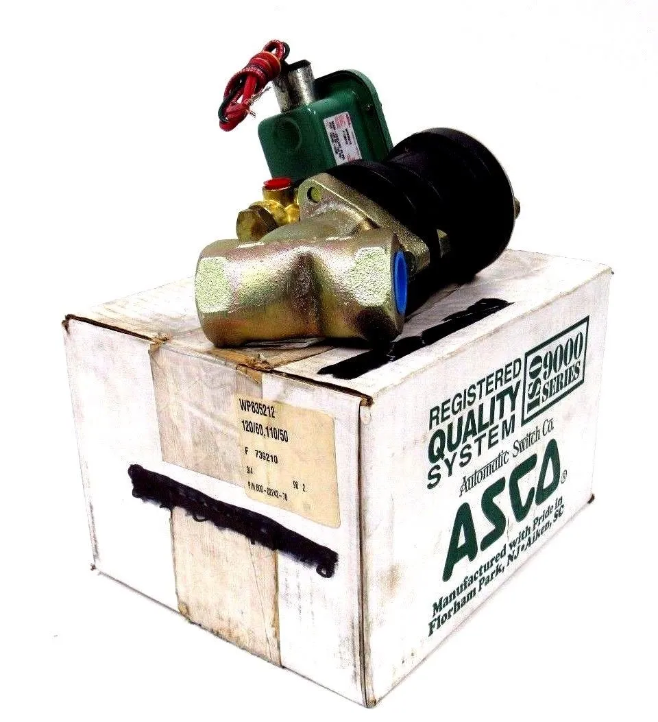 NEW ASCO WP835212 SOLENOID VALVE 120/60V