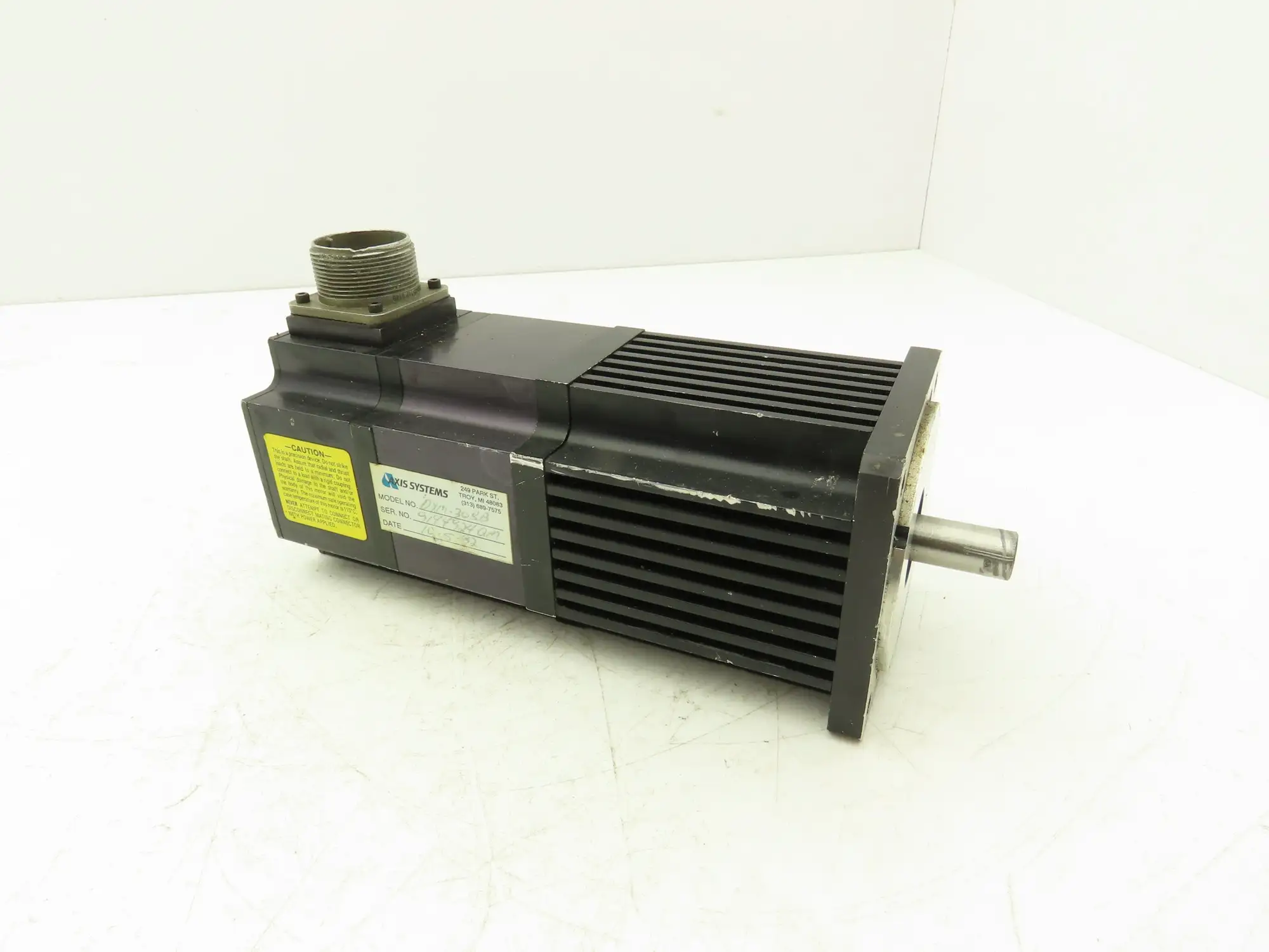 Motor Power Co DXM-308B Servo Motor 3000rpm Rev A.3 14mm 19 Pin