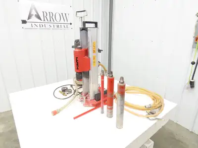 Hilti DCM1 Diamond Coring Motor 120V 2" Core Bore Stand 10L Water Supply BI Bits