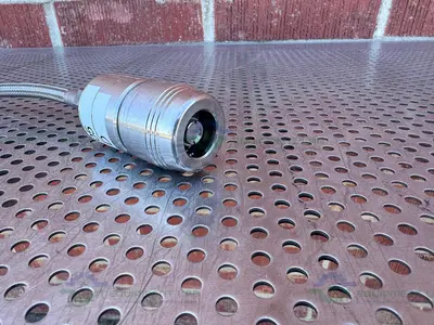 USED 66" STAINLESS STEEL FLEXIBLE BRAIDED HOSE W/ QUICK CONNECTIONS