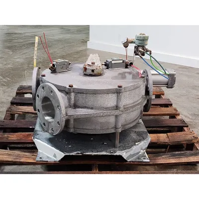 Used Reimelt GmbH 4" Single-channel Stainless Steel Tunnel Diverter Valve