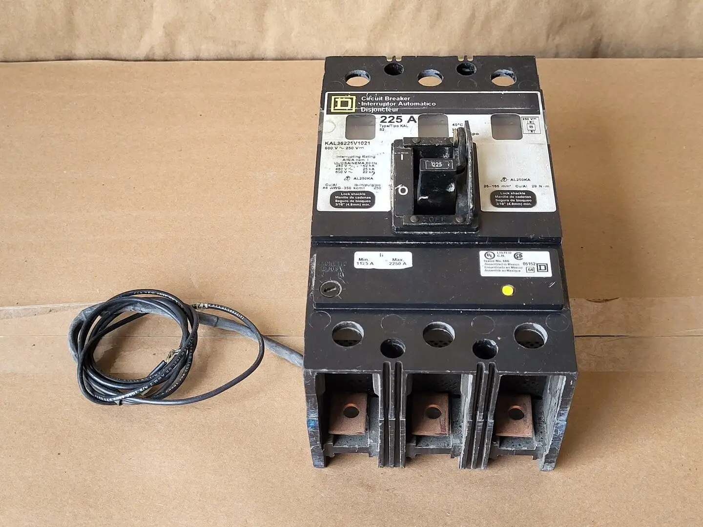 USED SQUARE D KAL36225V1021