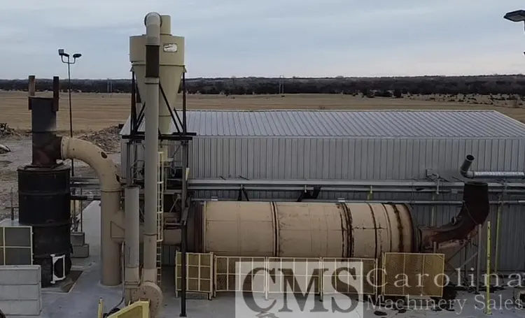 Used MEC 10X32 TRIPLE PASS DRYER WITH WEBB BURNER Drum Dryers North Carolina US | CAROLINA MACHINERY SALES #1362762