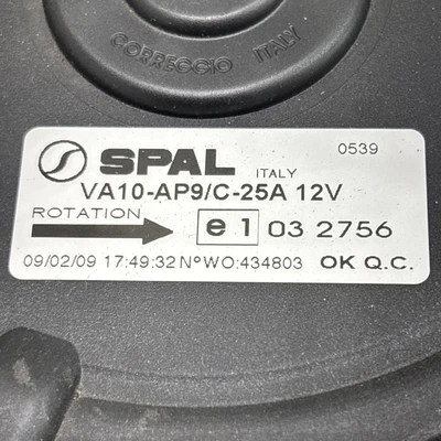 New | in-Stock Spal VA10-AP9/C-25A HVAC Parts and Equipment Indiana US | J&J Industrial Supply #1309847