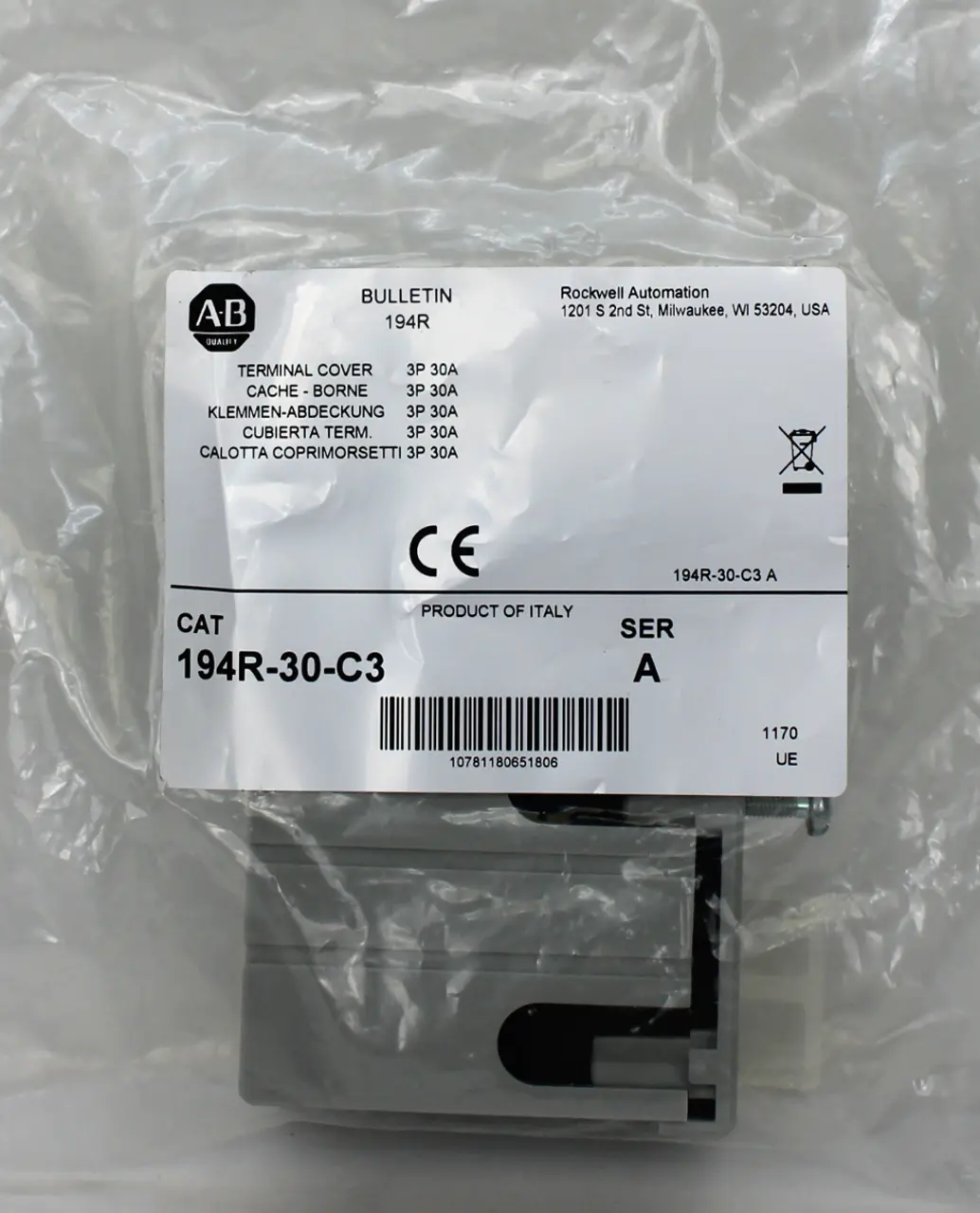 NEW ALLEN BRADLEY 194R-30-C3