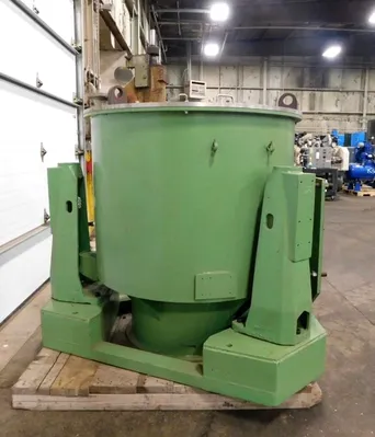 Sharples SP-5500 solid bowl basket centrifuge, 316SS.