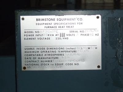 USED BRIMSTONE BF20-3FE
