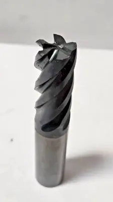 Solid Carbide End Mill 3/4" Shank 5 Flutes resharpened