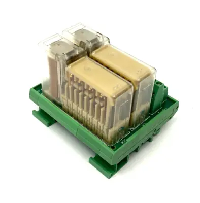 Used Universal Instruments Safety Relay Module DIN Rail Mount Relays & Switches Michigan US | Maverick Industrial Sales #1402297