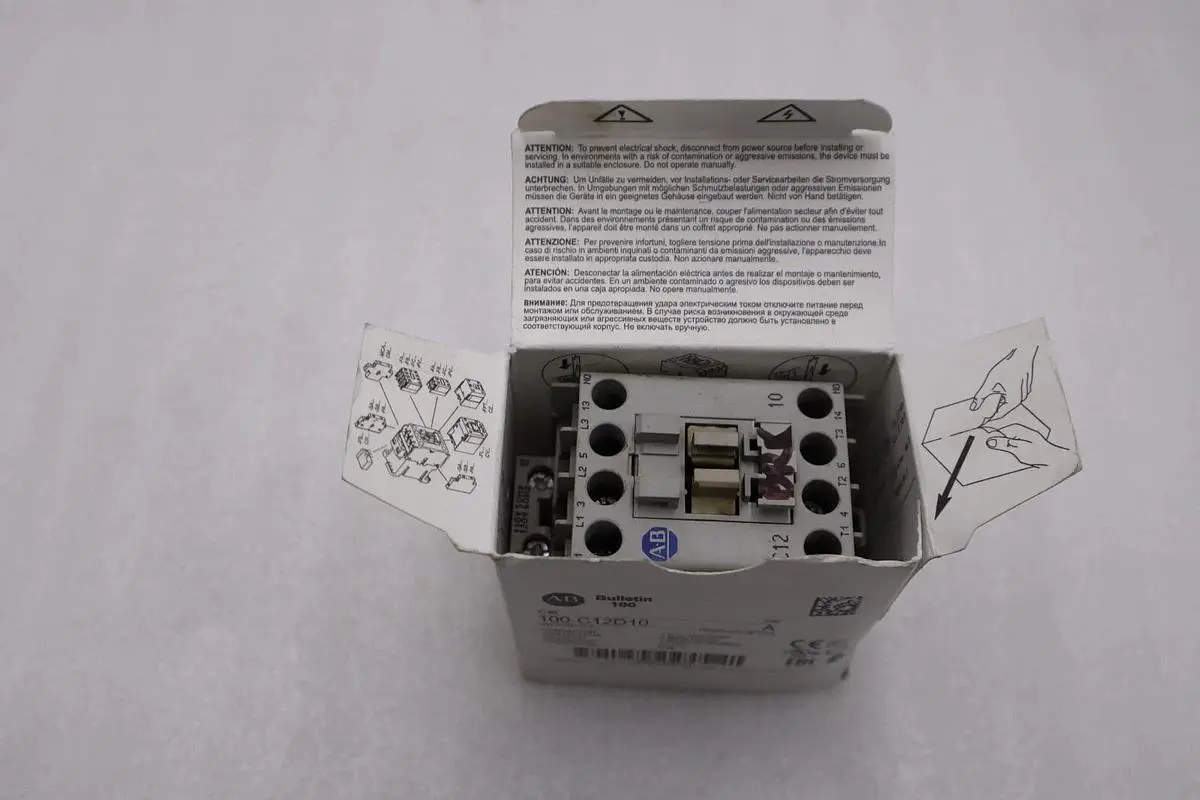 NEW OPEN BOX Allen Bradley 100-C12D10 110/120V AC 12A Contactor AB STK H281A 662072605370