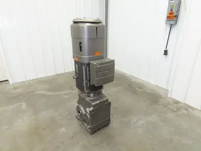 Sew Eurodrive KA97B DRL180S4BE32HR/TF/EG7S/AL/C Gearmotor 134-200RPM 329-500VAC