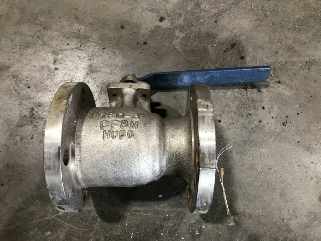 Williams 3″ Stainless Steel Manual Ball Valve CF8M 275PSIG 100°F Class 150