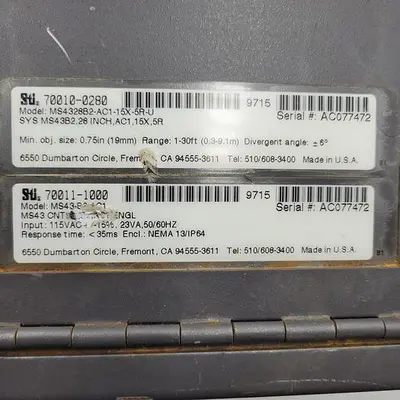 Used FLEXSAFE STI MINI SAFE FLEX SAFE 4300B-2 LIGHT CURTAIN CONTROLLER MS4328B2-AC1-15X-5R-U Industrial Controls | ND Industrial Surplus #1219482