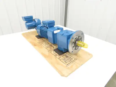 Demag Crane KBS 80 B12F Gear Motor 265/460V 3PH DFV41DL OEL:0.7L/ B5.0-30-0-6.44