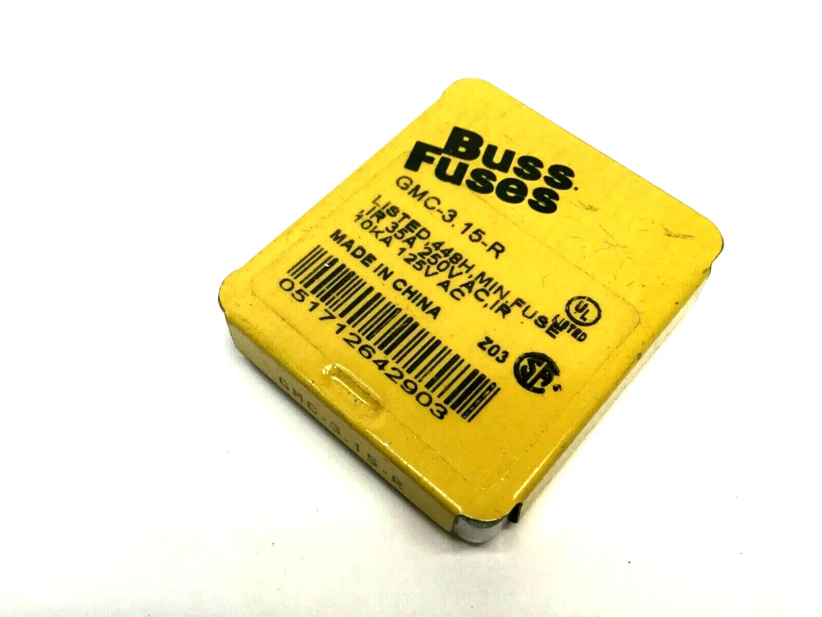 New | in-Stock Cooper Bussmann Fuses (4) Pack, 35A 250V AC Fuses Michigan US | Maverick Industrial Sales #1392769