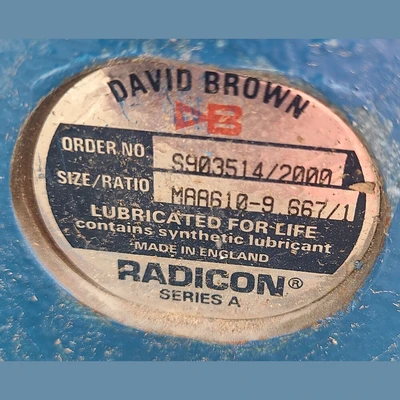 Radicon 2-Stage Parallel Shaft Reducer