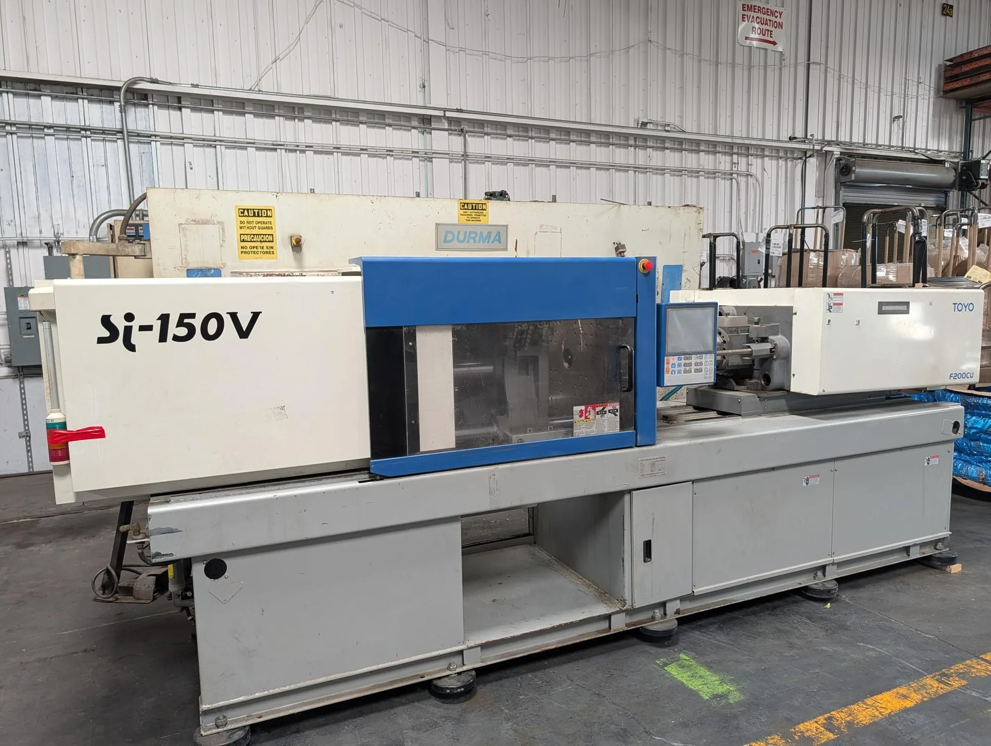 Used 2013 TOYO SI-150V-F200CU Injection Molding Machines California US | Machinery Network #1362015
