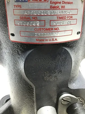 FM ALCO PUMP X408287 APF1CQ180T6445C