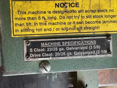 LOCKFORMER 8900 Cleatformer Roll Formers | THREE RIVERS MACHINERY (14)