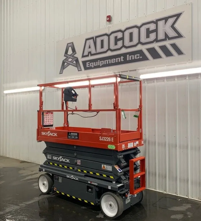 New | in-Stock 2026 SKYJACK SJ3226 E ELECTRIC SCISSOR LIFT Scissor Lifters Alberta CA | Adcock Equipment #1417634