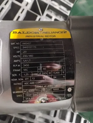 BALDOR-RELIANCE KM3457 General Purpose Motors | ESS Industrial Equipment Sales (5)