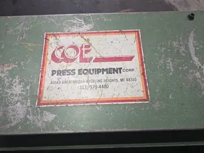 USED COE PRESS EQUIPMENT HS5-30