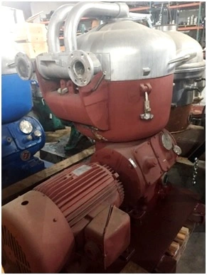 (2) Alfa-Laval B-214C degumming/wash water separators, SS.