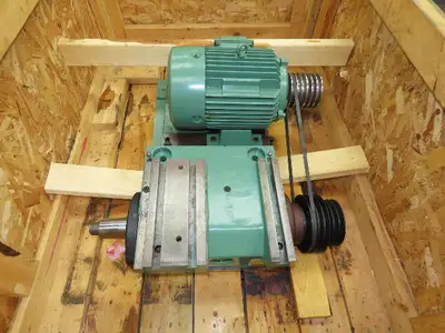 Tschudin HGT Cylindrical Grinder Wheel Drive Motor Refurbished Lathe Metal Mill