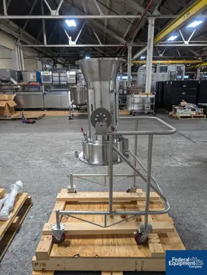 USED Vector Vector Fluid Bed Dryer, Model FL-M-15, S/S